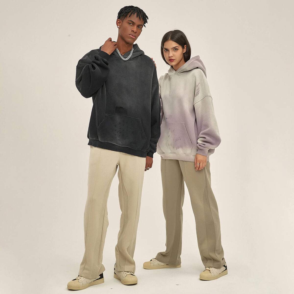 Худи Tattered Spray Painted Hoodie — изображение 7