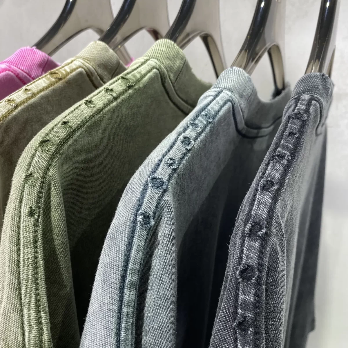 Футболка Garment Dyed Piping T-Shirt V0224 — изображение 3