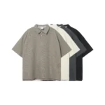 Футболка Waffle Texture Polo T-Shirt V0224