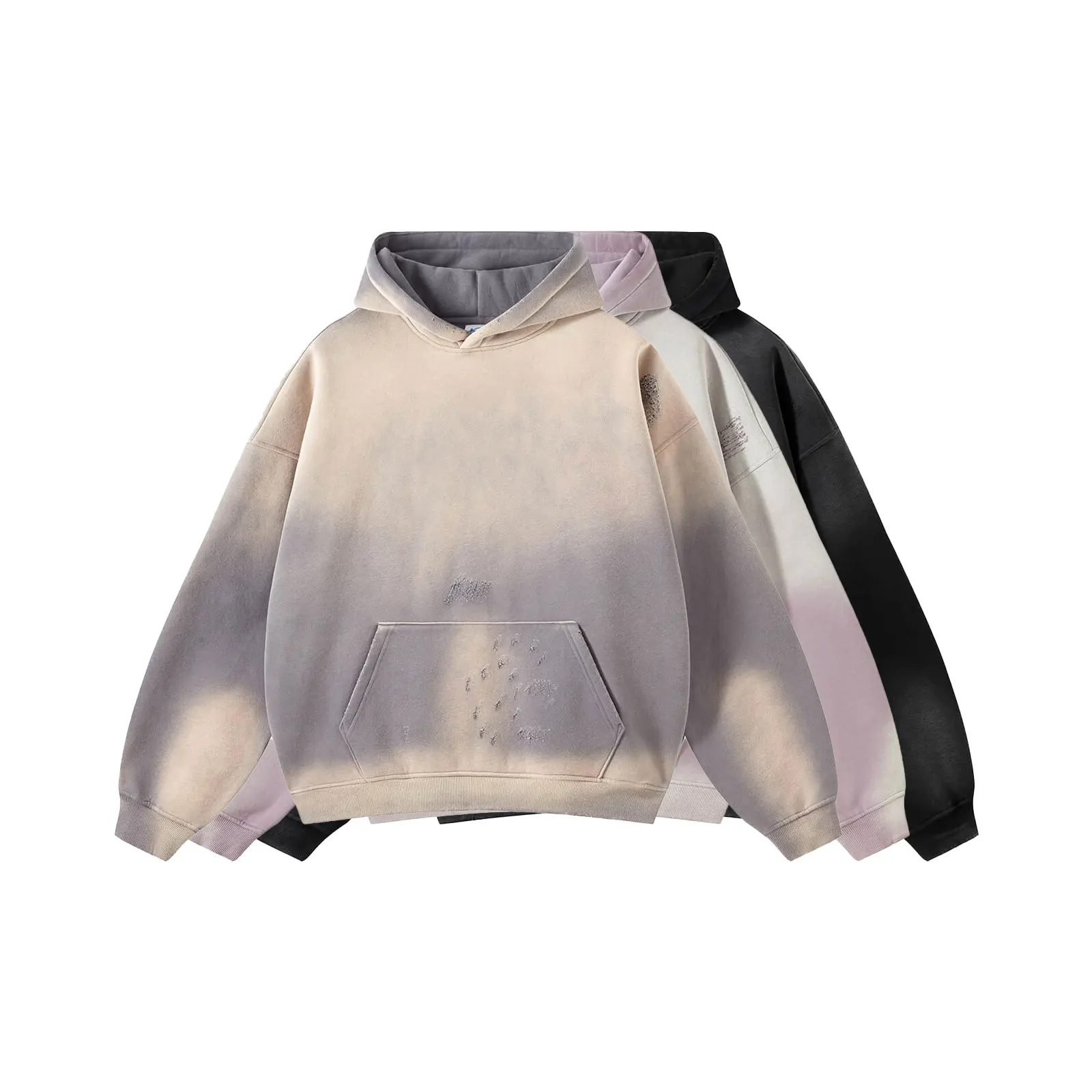 Худи Tattered Spray Painted Hoodie Main Photo Худи Tattered Spray Painted Hoodie — изображение 1