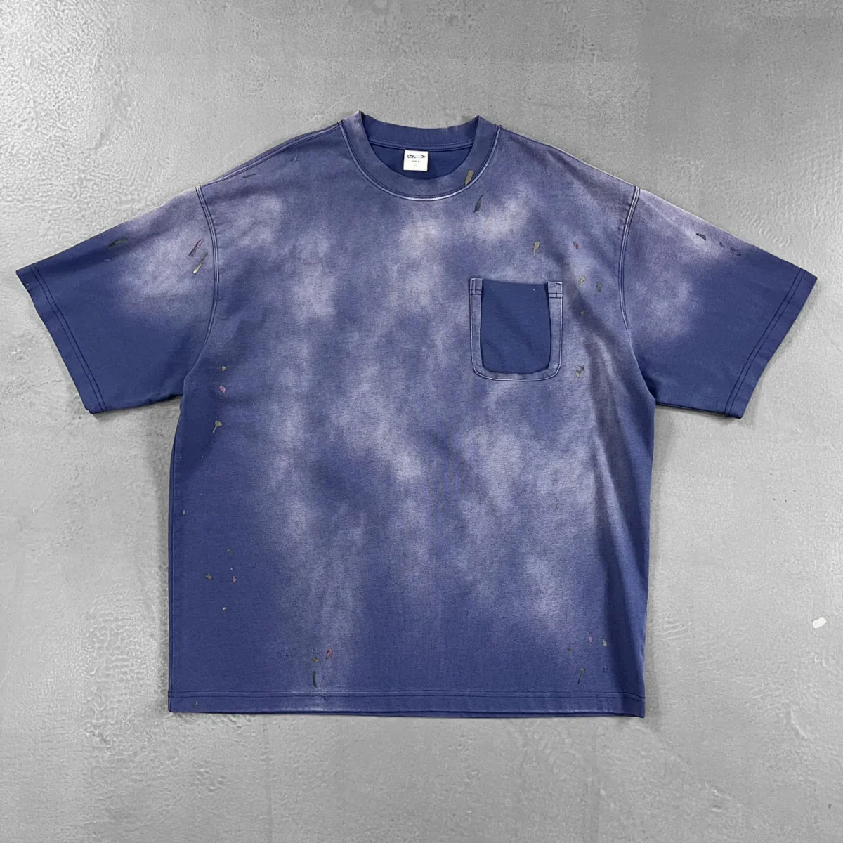 Футболка Paint-Splashed Washed Pocket T-Shirt — изображение 7