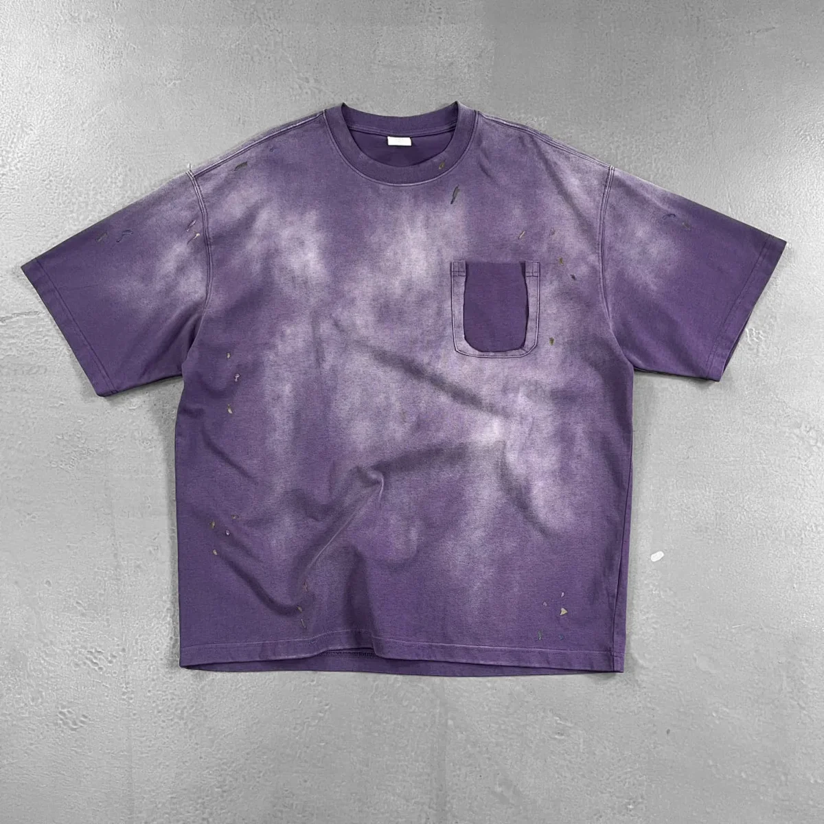 Футболка Paint-Splashed Washed Pocket T-Shirt — изображение 8
