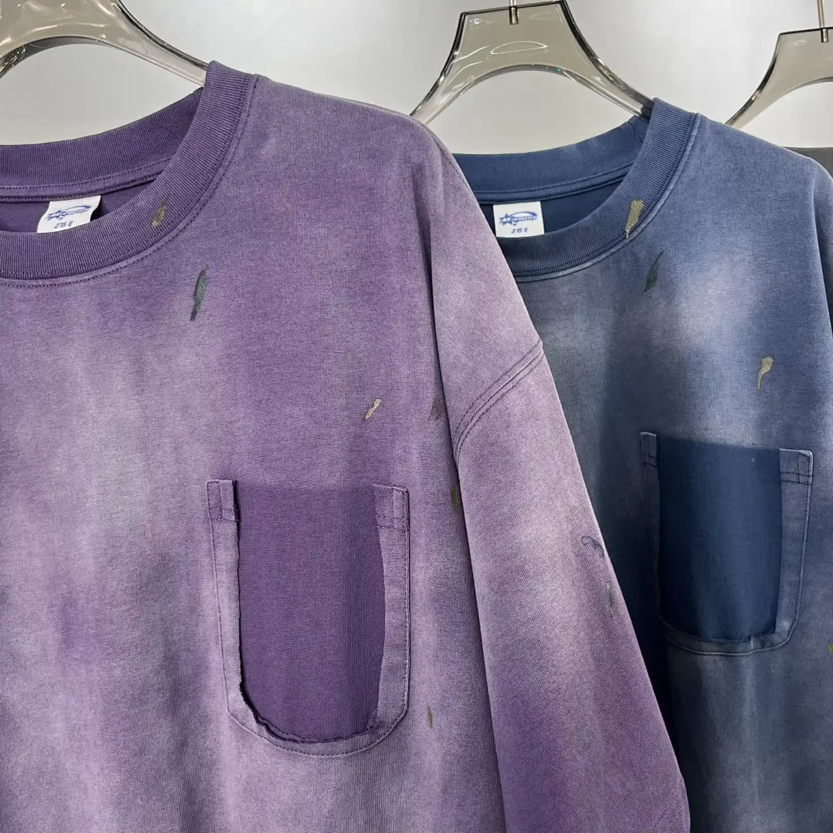 Футболка Paint-Splashed Washed Pocket T-Shirt — изображение 3