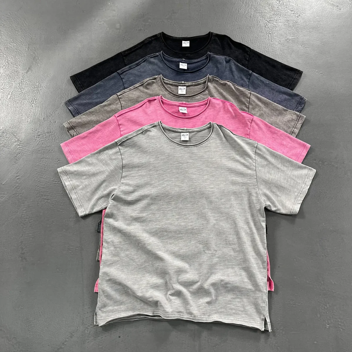Футболка Snowwashed Slub Cotton Raw-Edge T-Shirt — изображение 3
