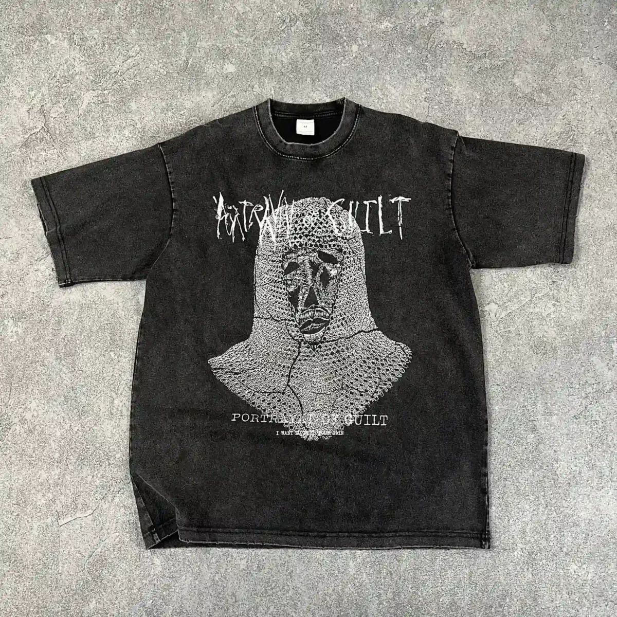 Футболка Vintage Digital Print Washed T-Shirt — изображение 2