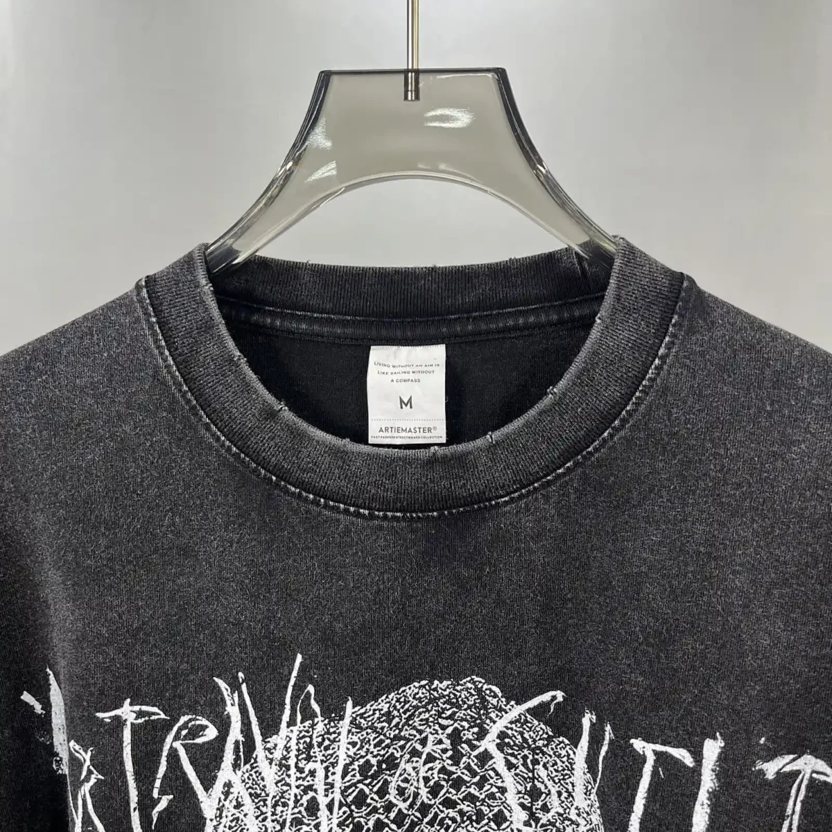 Футболка Vintage Digital Print Washed T-Shirt — изображение 4