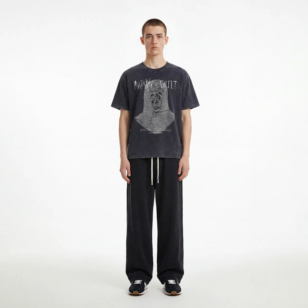 Футболка Vintage Digital Print Washed T-Shirt — изображение 6