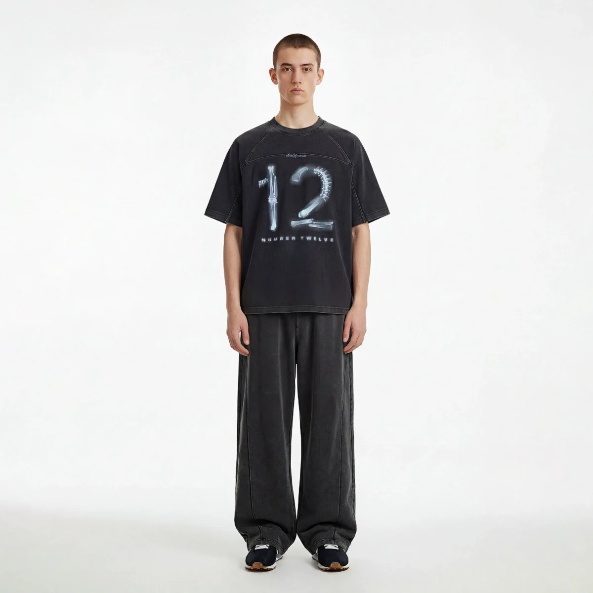 Футболка Bone Number Twelve Washed T-Shirt — изображение 7