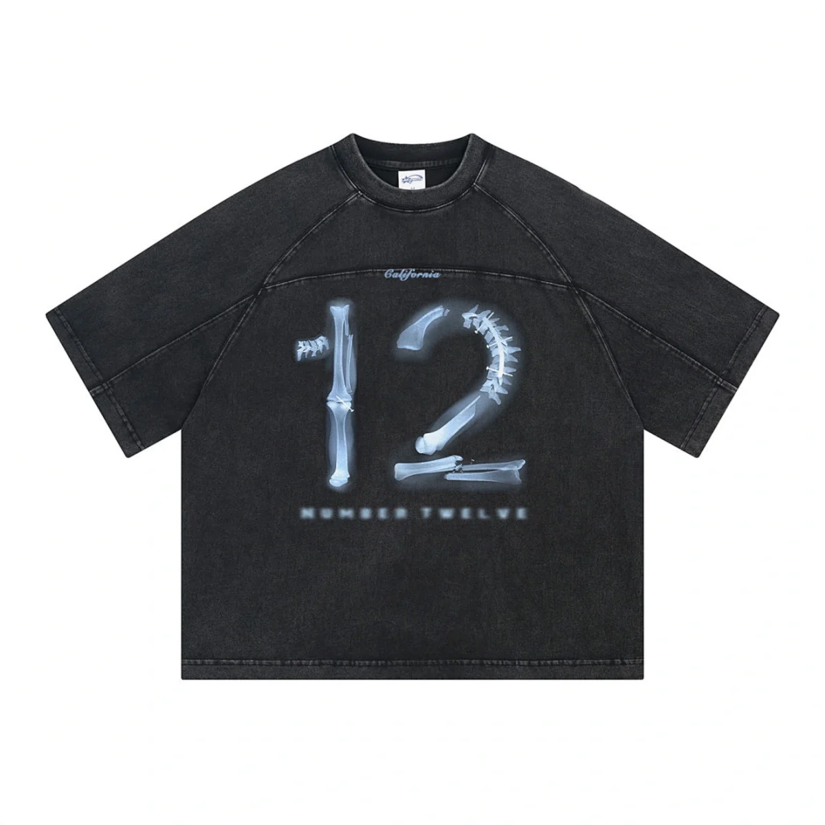 Футболка Bone Number Twelve Washed T-Shirt — изображение 8