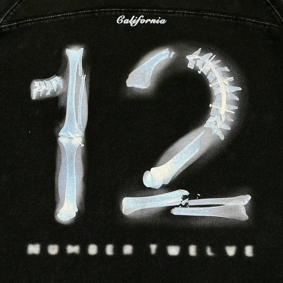Футболка Bone Number Twelve Washed T-Shirt — изображение 4
