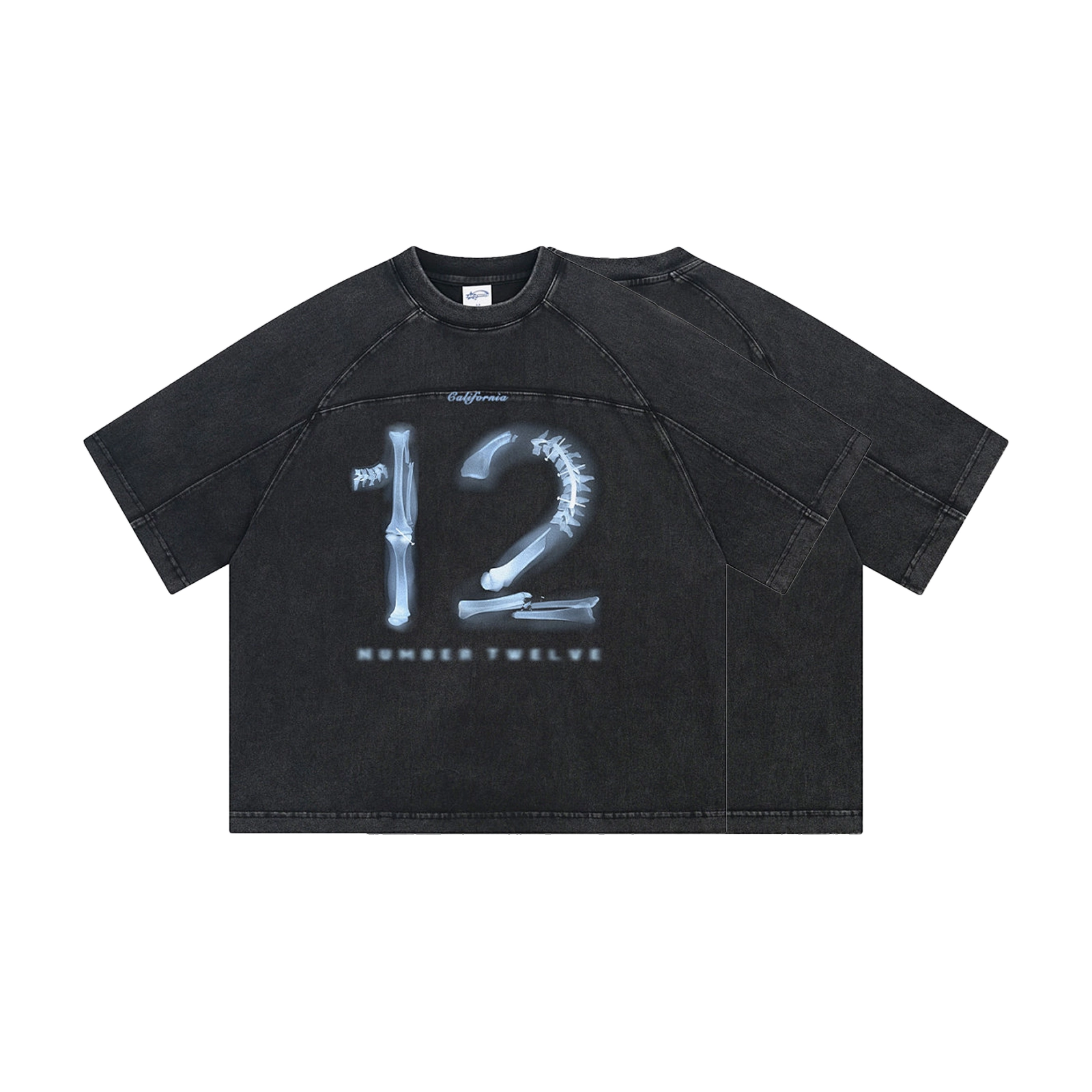 Футболка 3516 Bone Number Twelve Washed T-Shirt Items Футболка Bone Number Twelve Washed T-Shirt — изображение 1