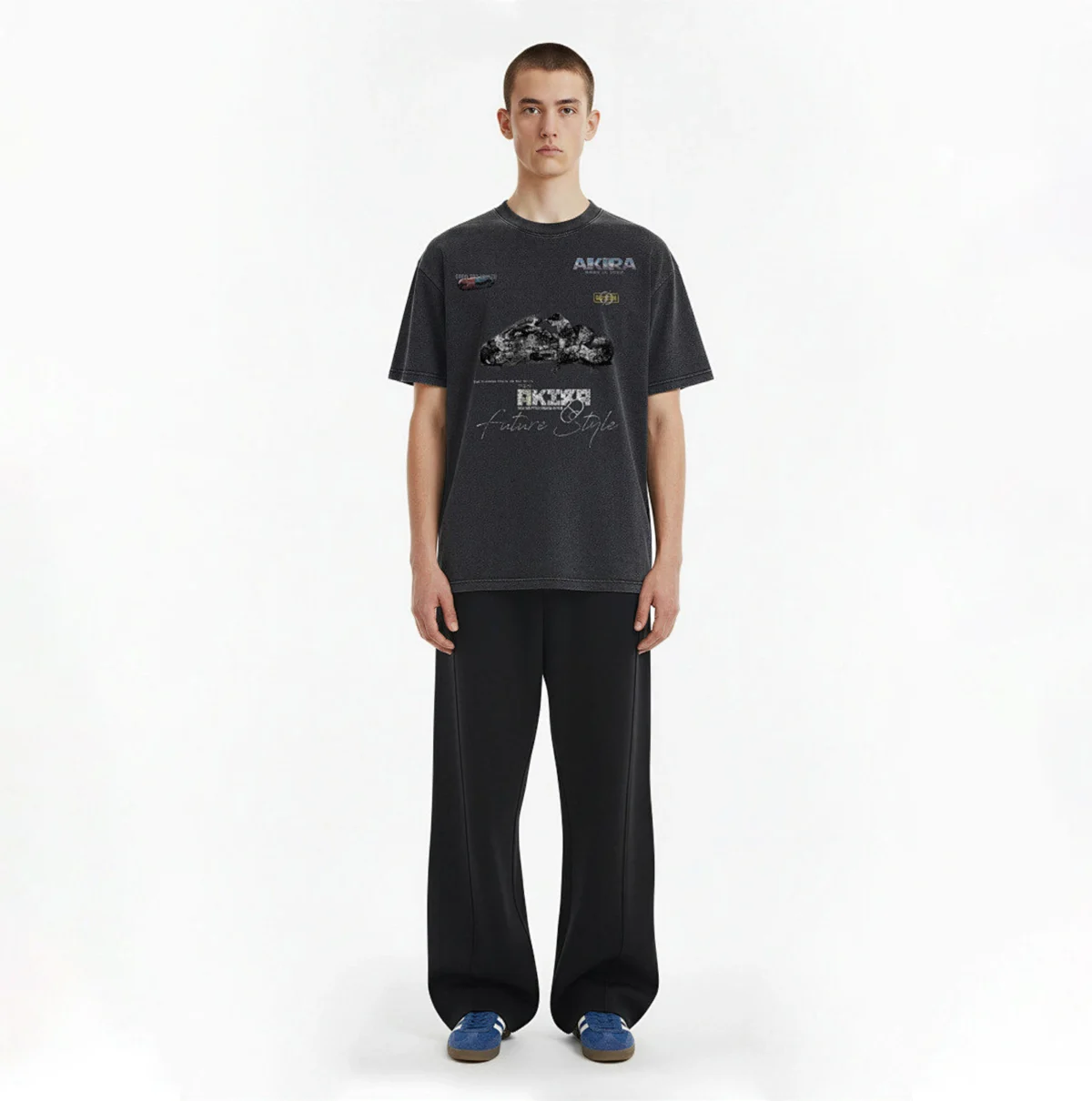 Футболка Washed Akira Graphic T-Shirt — изображение 7