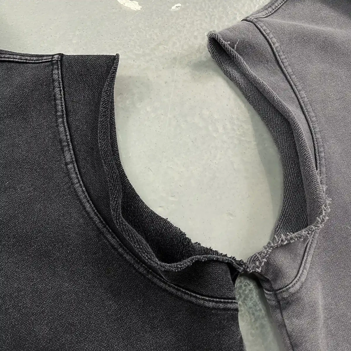 Худи Washed Zip Hoodie Vest — изображение 8