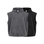 Худи Washed Zip Hoodie Vest